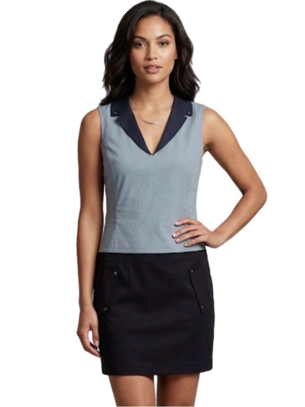 NWT 42 N&S New Style Russian Women’s Sleeveless Cocktail Business Casual Dress